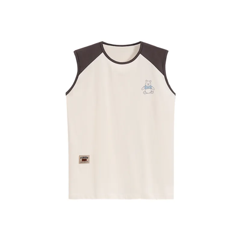 Disney Tank Tops Men White-0