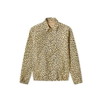 GUCCI Leopard pattern Jacquard Jacket