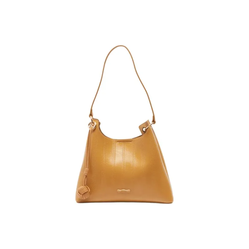 Three Blessings PU Crossbody Bag, Shoulder Bag Medium Size Women's Black/Khaki-8
