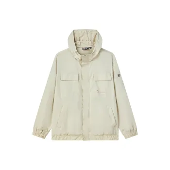 FILA Jackets Men White Birch Gray