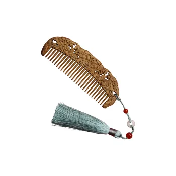FANGYUANXIAOFU Phoebe Zhennan Wooden Comb Women's
