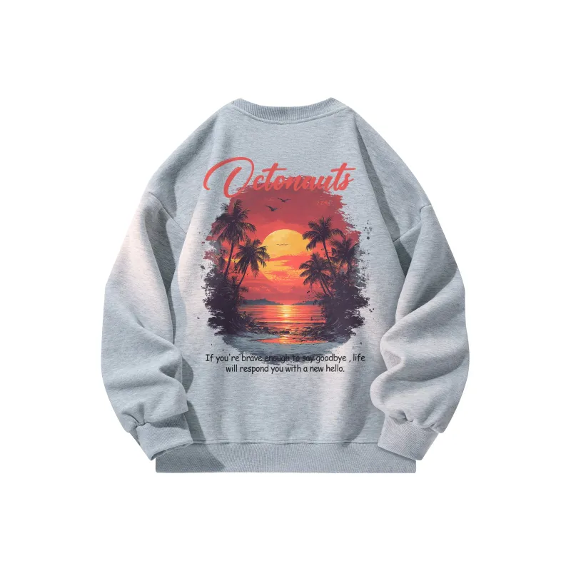 Small Columns Under The Sea Sweatshirt Unisex-13