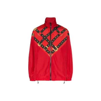 VERSACE Jackets Men Red