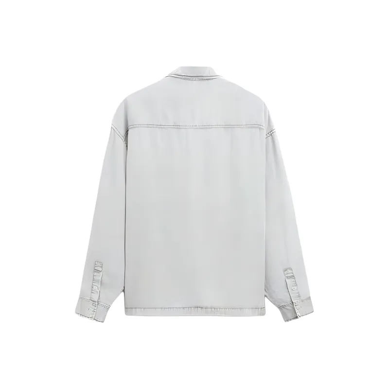 ZARA Shirts Men Pearl Gray-1