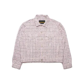 Drew House Boucle Mascot Oversized Trucker Jacket