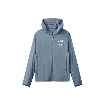 FILA Athletics Jackets Men Iron Paint Blue