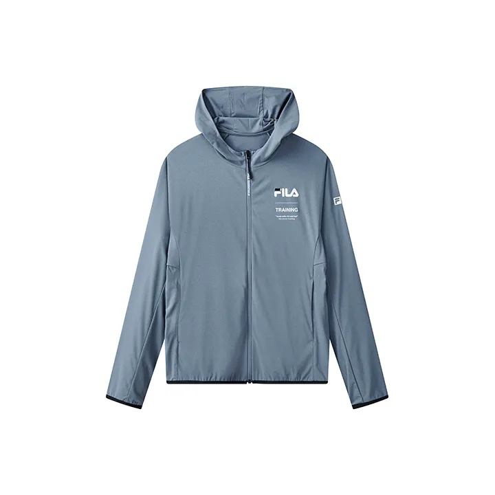 FILA Athletics Jackets Men Iron Paint Blue-0