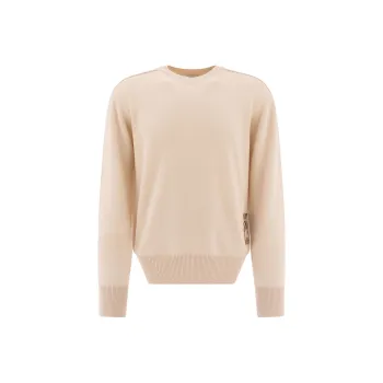 Burberry Logo Patch Crewneck Knitted Sweater