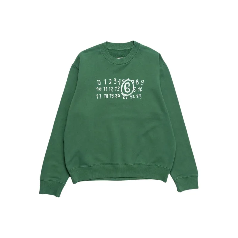MM6 Maison Margiela Sweatshirt Men's Green-0