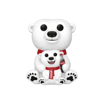 Funko Coca Cola, Polar Bear And Cubs Chibi Figures