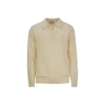 MC2 Saint Barth Convent Long Sleeved Knitted Polo Shirt