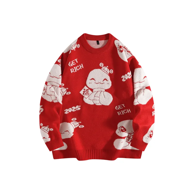 CREAZIONI LA FANTASIA E MOBILE Sweater Unisex Red-0