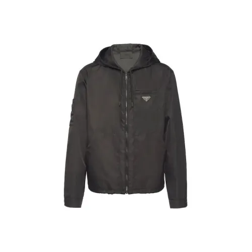 PRADA Jackets Men Black