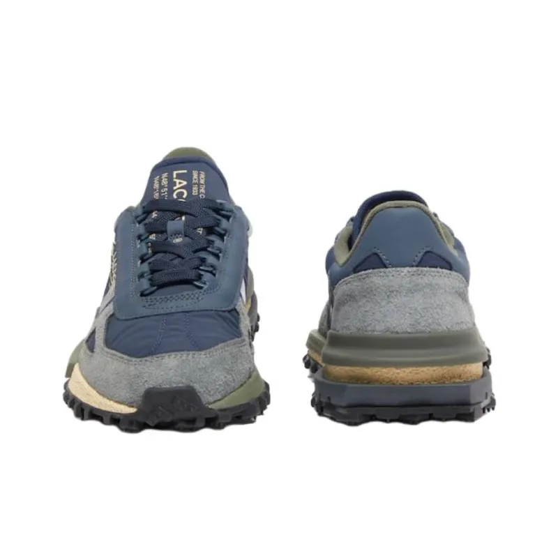 LACOSTE Anti Slip Wear Resistant Low Top Casual Shoes Men's Blue-4