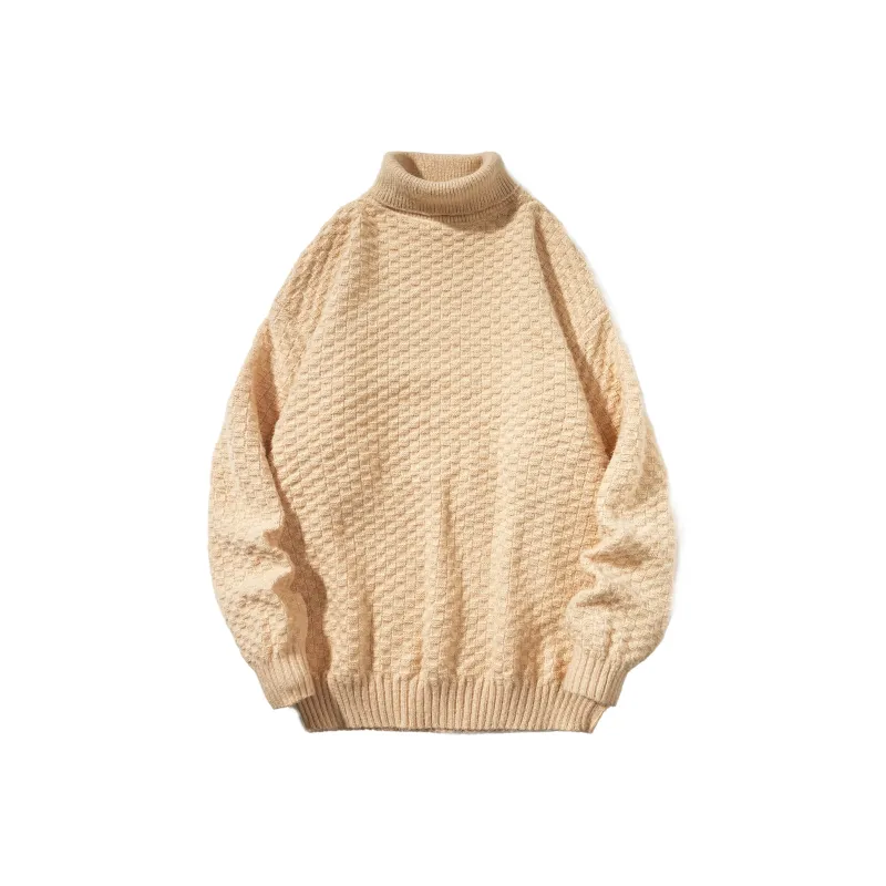 ZMOH Turtleneck Pullover Unisex Couple's-4