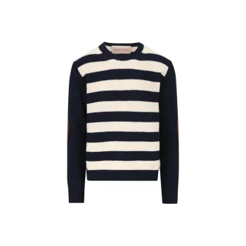Valentino Striped Crewneck Jumper