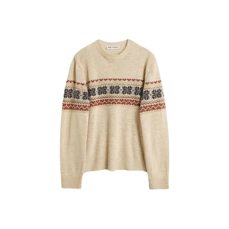OUR LEGACY Snow Fairisle motif Jumper-0