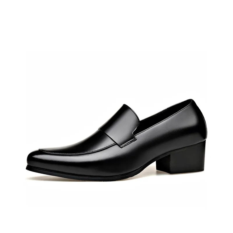 XIAOTOULANG Loafers Men's Black-0