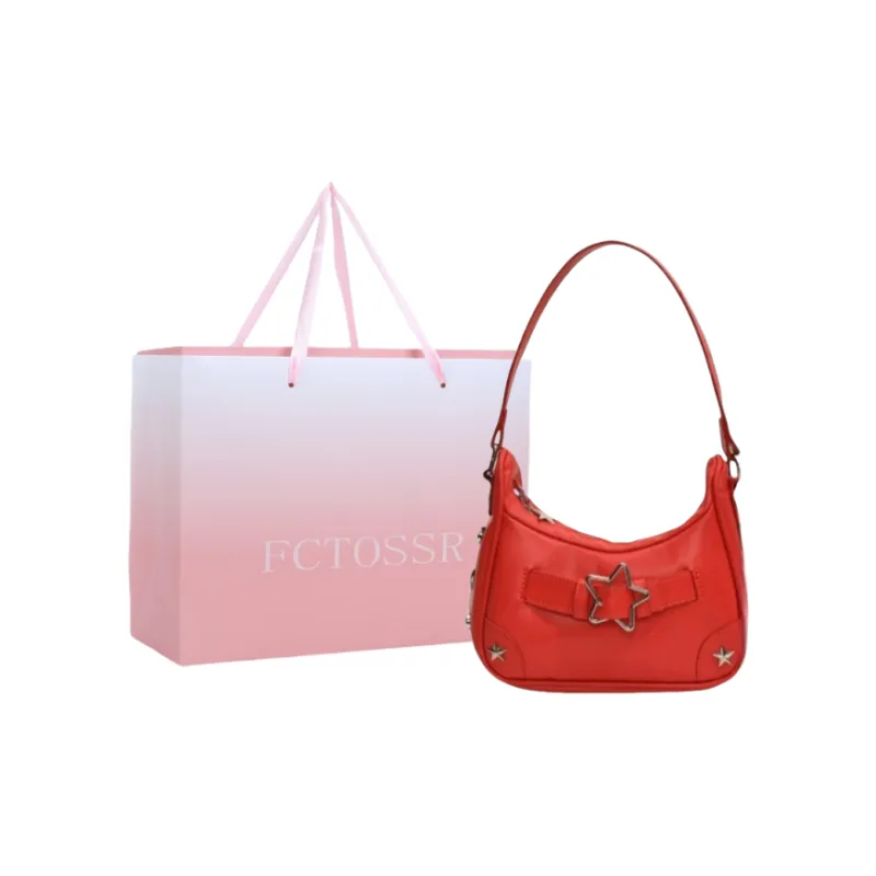 FCTOSSR PU Crossbody Bag Regular Women's Black/White/Red-14
