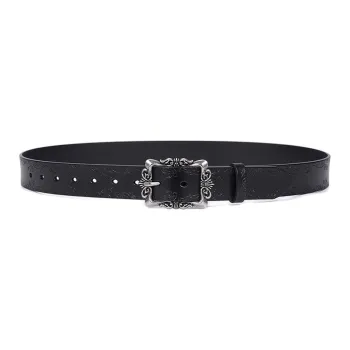 YUZHAOLIN Cow Split Leather Belts Unisex Width 3.3CM