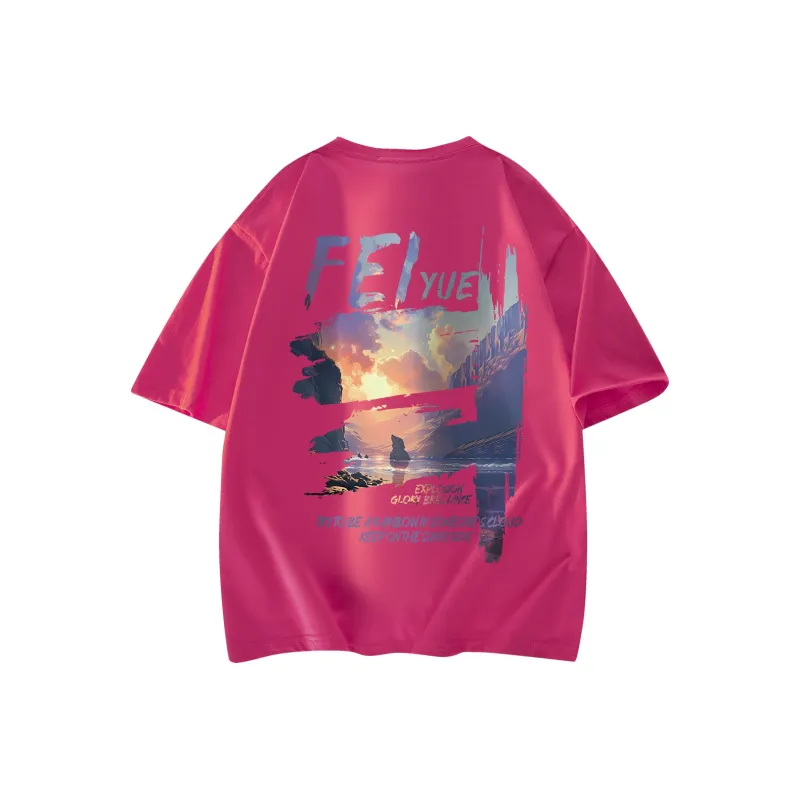 Feiyue Short Sleeved T Shirts Unisex-22