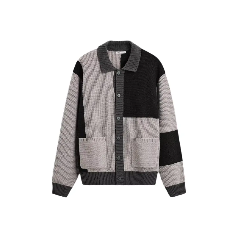 ZARA Sweaters Men Gray/Blue-0