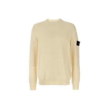 STONE ISLAND Logo Patch Crewneck Jumper