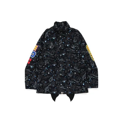 A BATHING APE Space Camo Shark M 65 Jacket