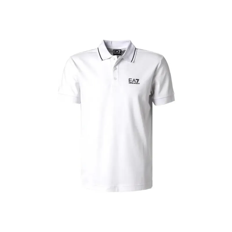 EMPORIO ARMANI Logo Printed Short Sleeved Polo Shirt-0