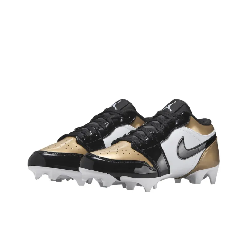 Jordan 1 Low Td Cleat Patent Gold Toe-2