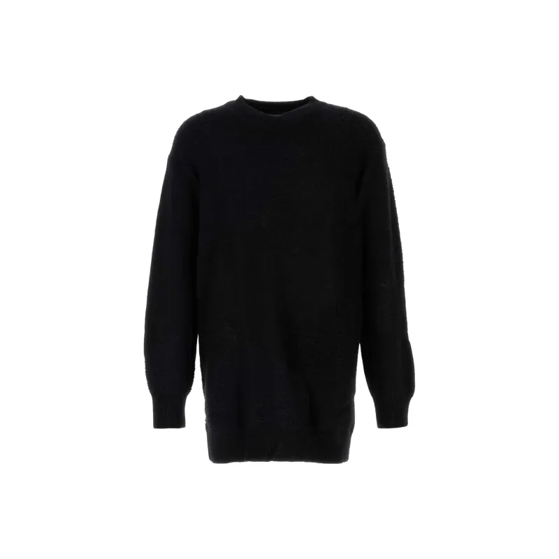 Yohji Yamamoto V-Neck Oversized Jumper-0