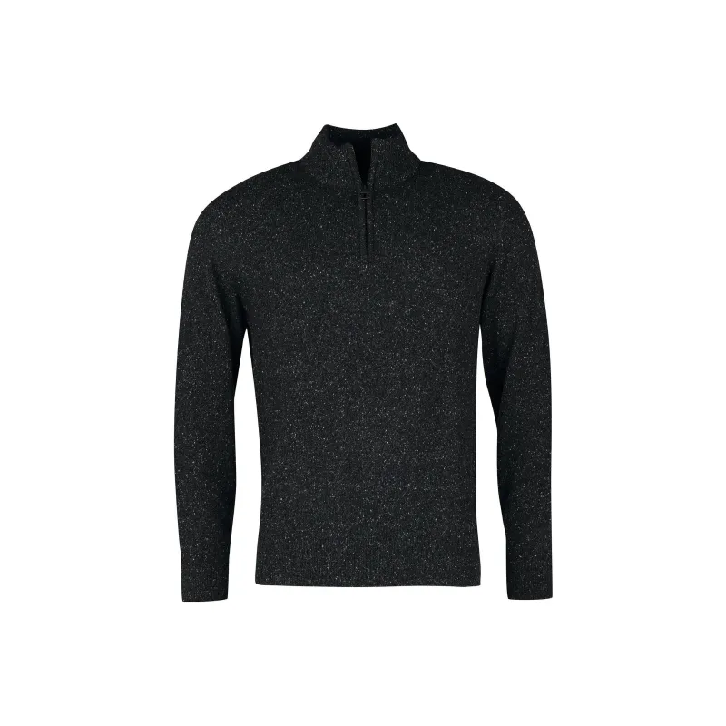 BARBOUR Barbour Tisbury Half Zip Sweater Sweater Men's Black-0