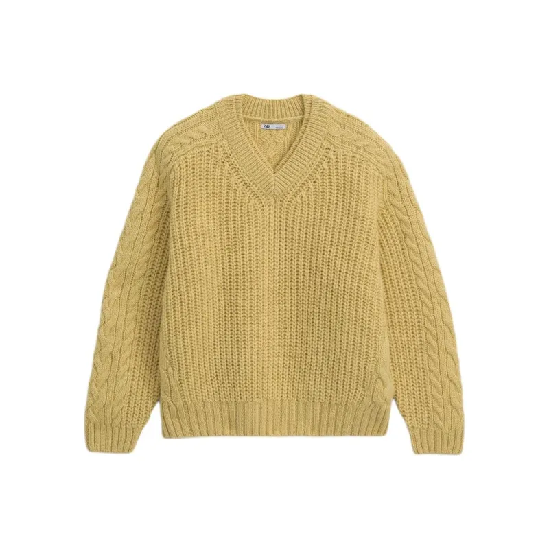 ZARA Sweaters Men Yellow-0