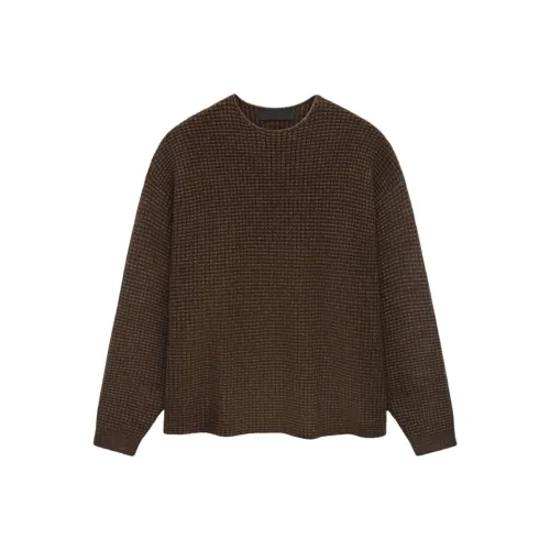 Converse Desert Daydream Pullover Graphic Erkek Sarı Sweatburgundy Sweaters Men Ebony Brown/BROWN