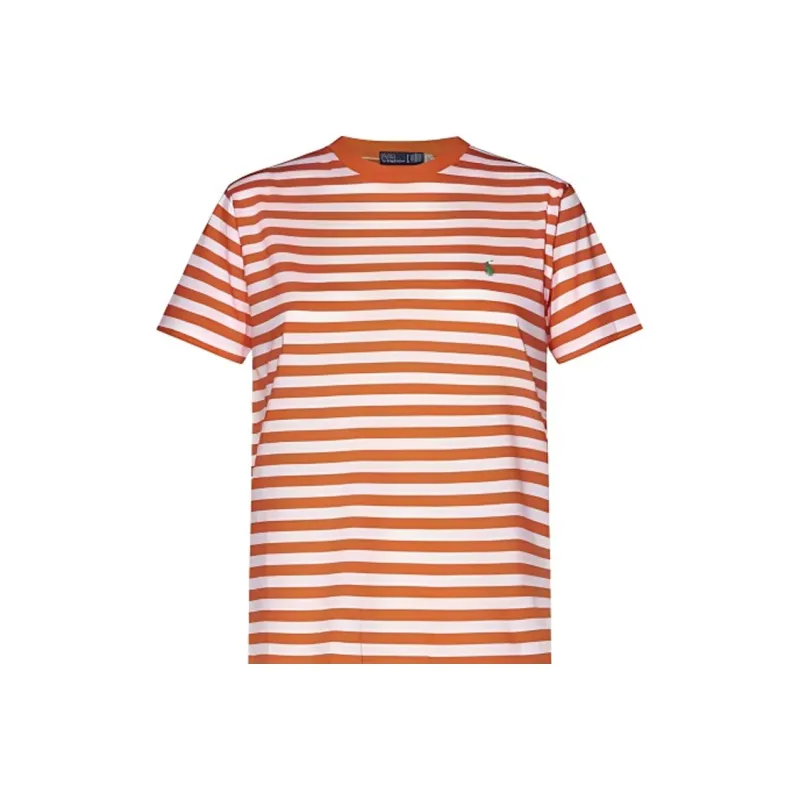 Polo Ralph Lauren Striped Polo Pony Embroidered T Shirt-3