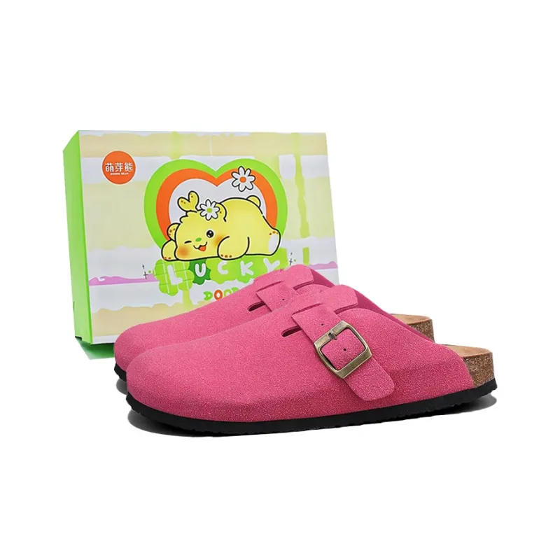 Budding Bear Quiet Odor Resistant Abrasion Resistant Slip Resistant Antibacterial Massage Closed Toe Slippers Unisex-20