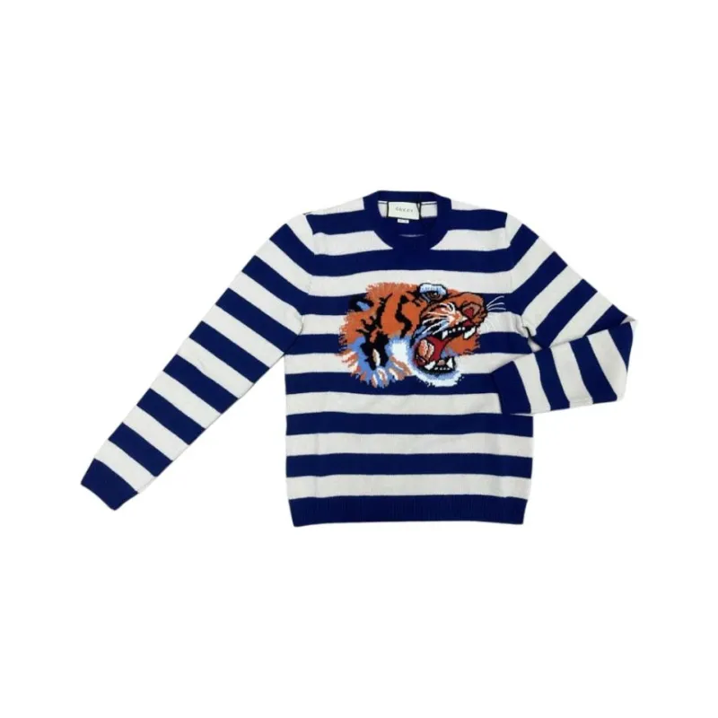 GUCCI Sweaters Men Blue-0