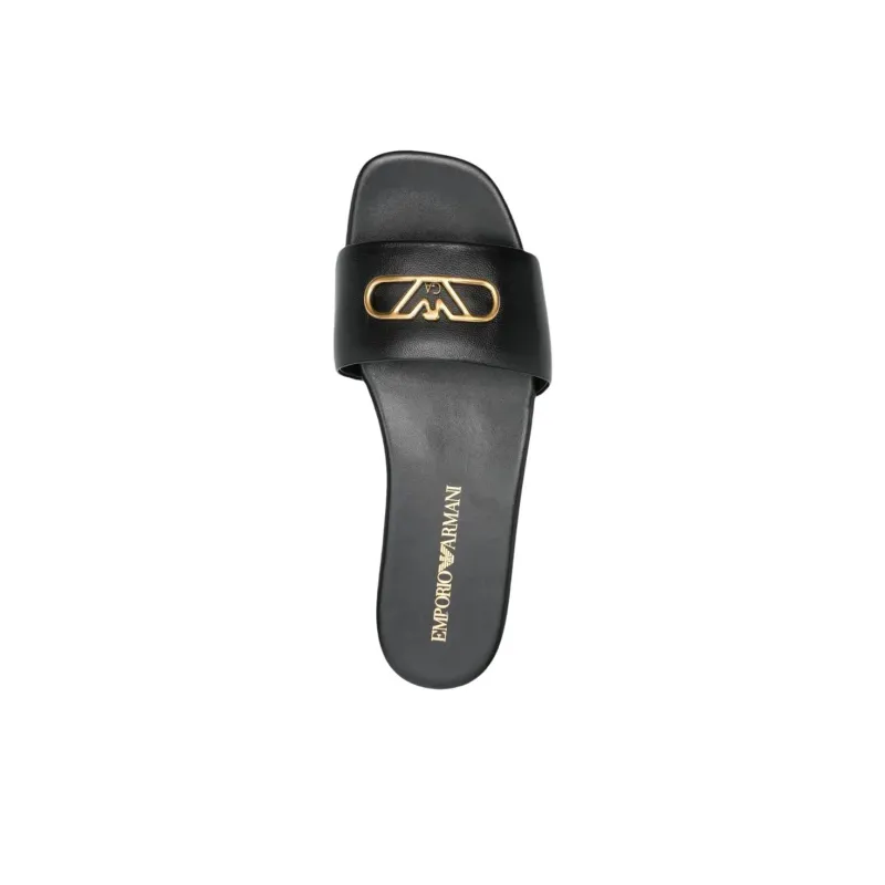 EMPORIO ARMANI Logo plaque Slides-4