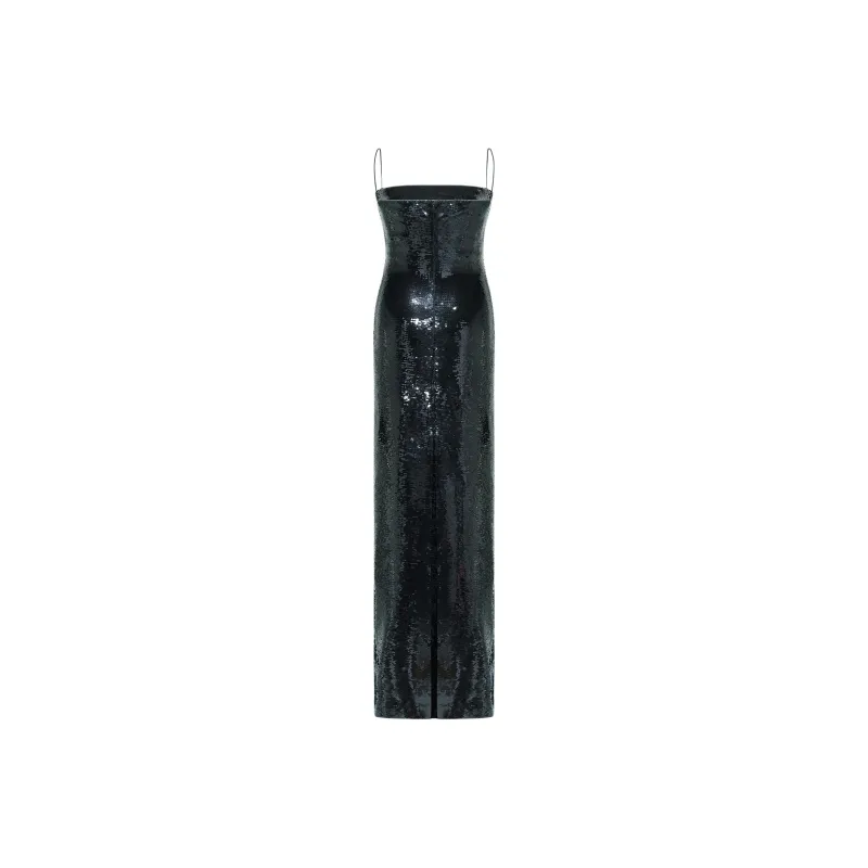 Nue Slip Dresses Women's Black-1