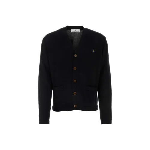 Vivienne Westwood Orb Embroidered Buttoned Cardigan
