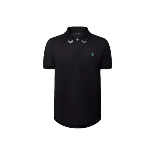 LOUIS VUITTON FW24 Polo Shirt Men's Black