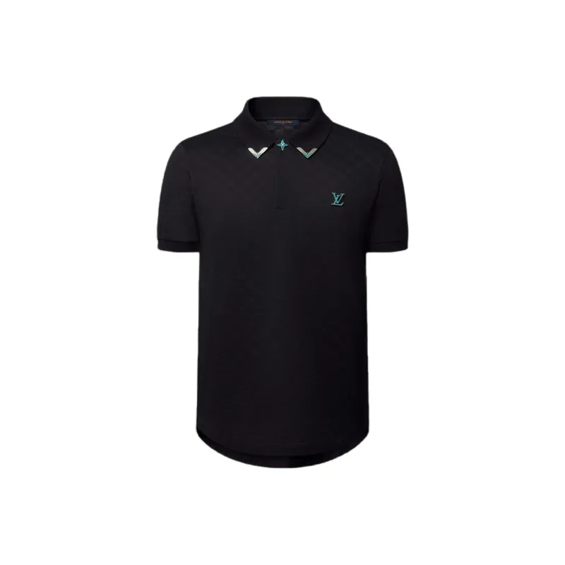 LOUIS VUITTON FW24 Polo Shirt Men's Black-0