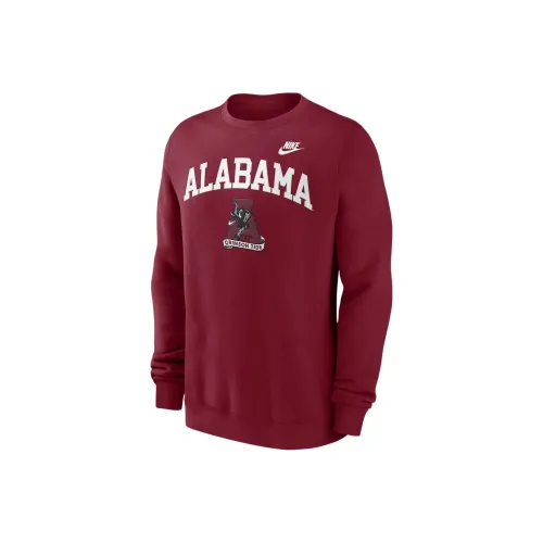 Nike Alabama Crimson Tide Legacy Classic Arch Over Logo Men's Nike College Pullover Crew