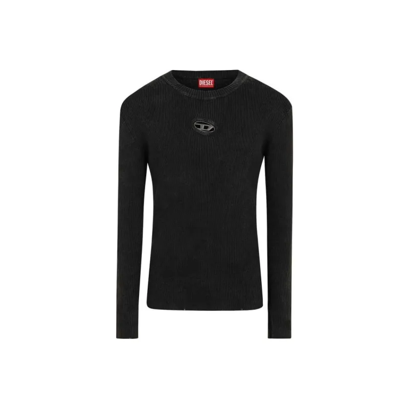 DIESEL Ribbed Logo Sweater-0