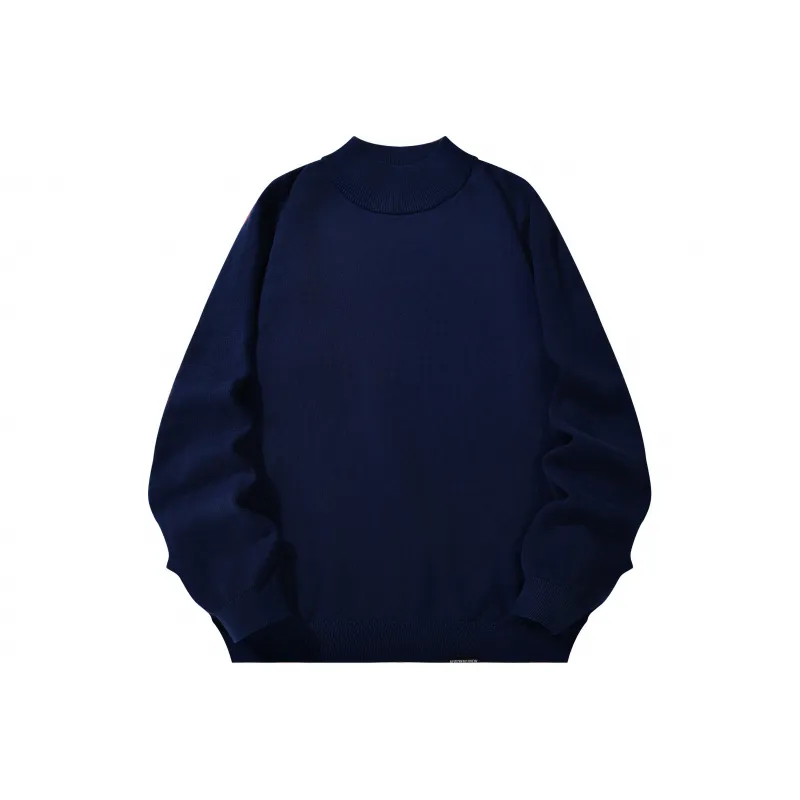 ZMOH Plain Net Series Sweaters Unisex-15