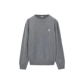 LOEWE Logo Embroidered Crewneck Jumper