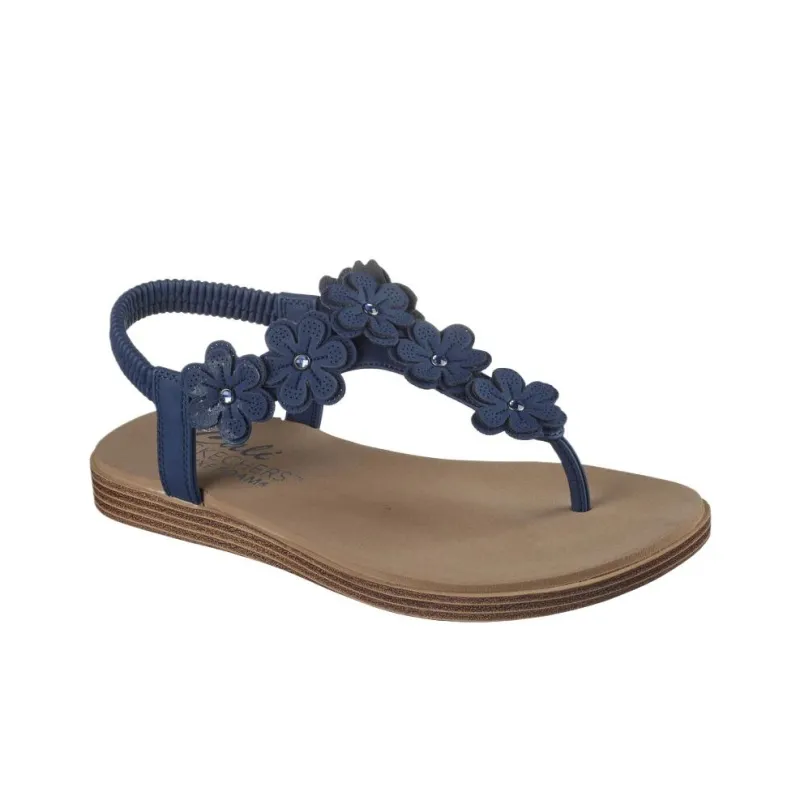 Skechers One Strap Sandals Women's Marine Blue-1