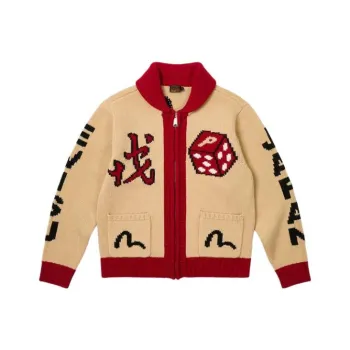 PALACE X Evisu Dice Cowichan Knit