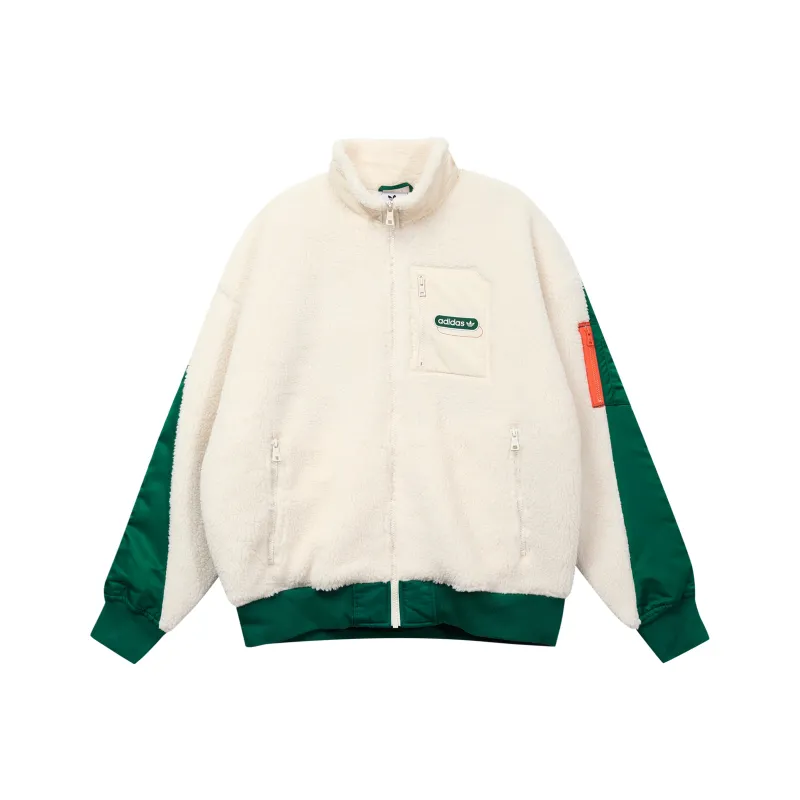 Adidas Originals Sherpa Jacket Men's Yellow White-0