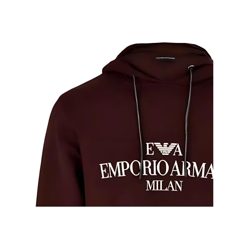 EMPORIO ARMANI Sweatshirts Men Brown Red-3